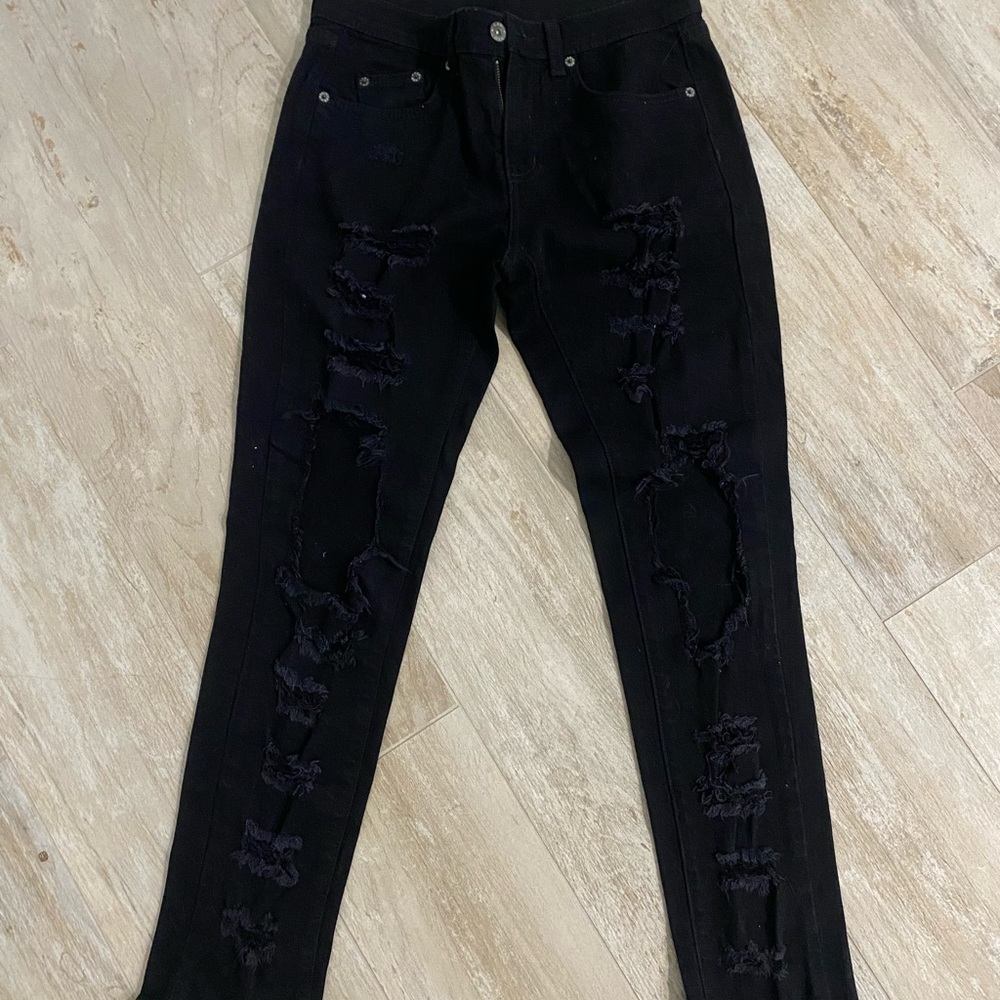 Black Ripped Jeans